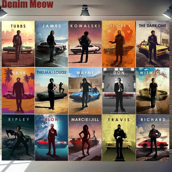 High Quality The Dark One Metal Tin Sign Furiosa Poster Bar Cafe Club Room Home Decoration Richard Art Painting Car Legend Wall Decor T25011