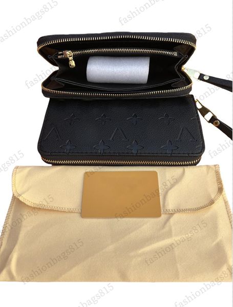 Luxury Handbag Bag Designer Wallet Leather Wallet Women Zipper Long Card Holders Coin Purses Shows Exotic Clutch Wallets Letter Designer Bag
