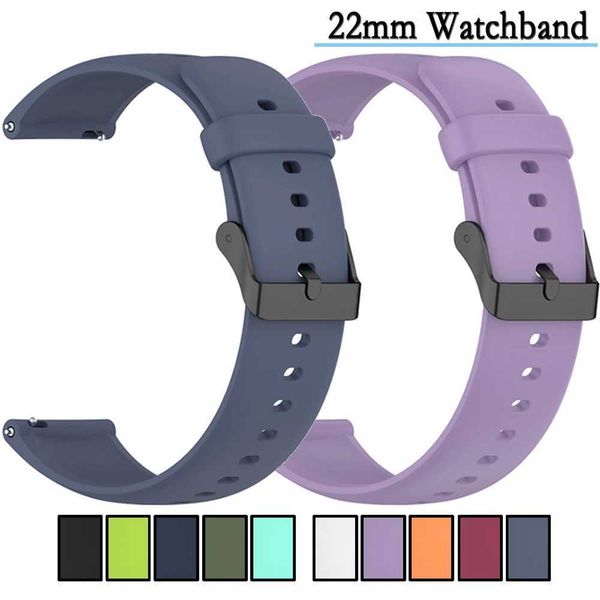 Hot Sale Suitable for Wah GT4-3-2 46mm silicone Wahband with black buckle T241115