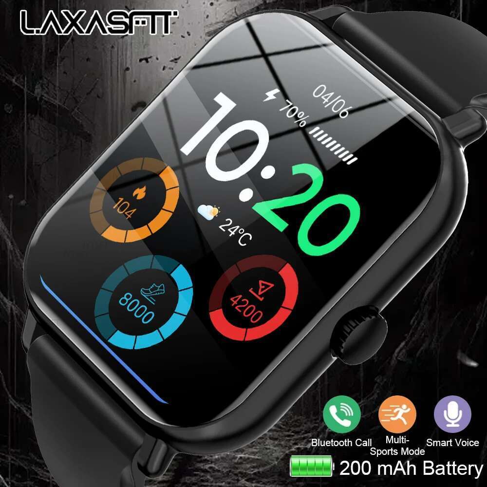 Watch 1.83 inch HD Display Bluetooth Talk Music Playback Health Monitor Men Women Smart Clock Holiday Gift