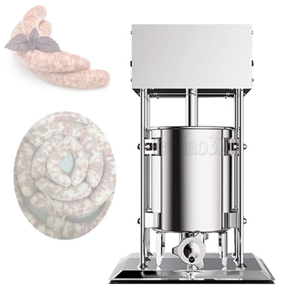 10-25L Vertical Sausage Stuffer Automatic Filling Machine Food Processors Kitchen Accessories Home Appliance For Hot Dog