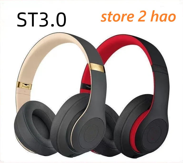 ST3.0 Headset Wireless Bluetooth Foldable Headphones Wireless microphone Stereo music Outdoor sports gaming headset MP4-MP3 portable earphones