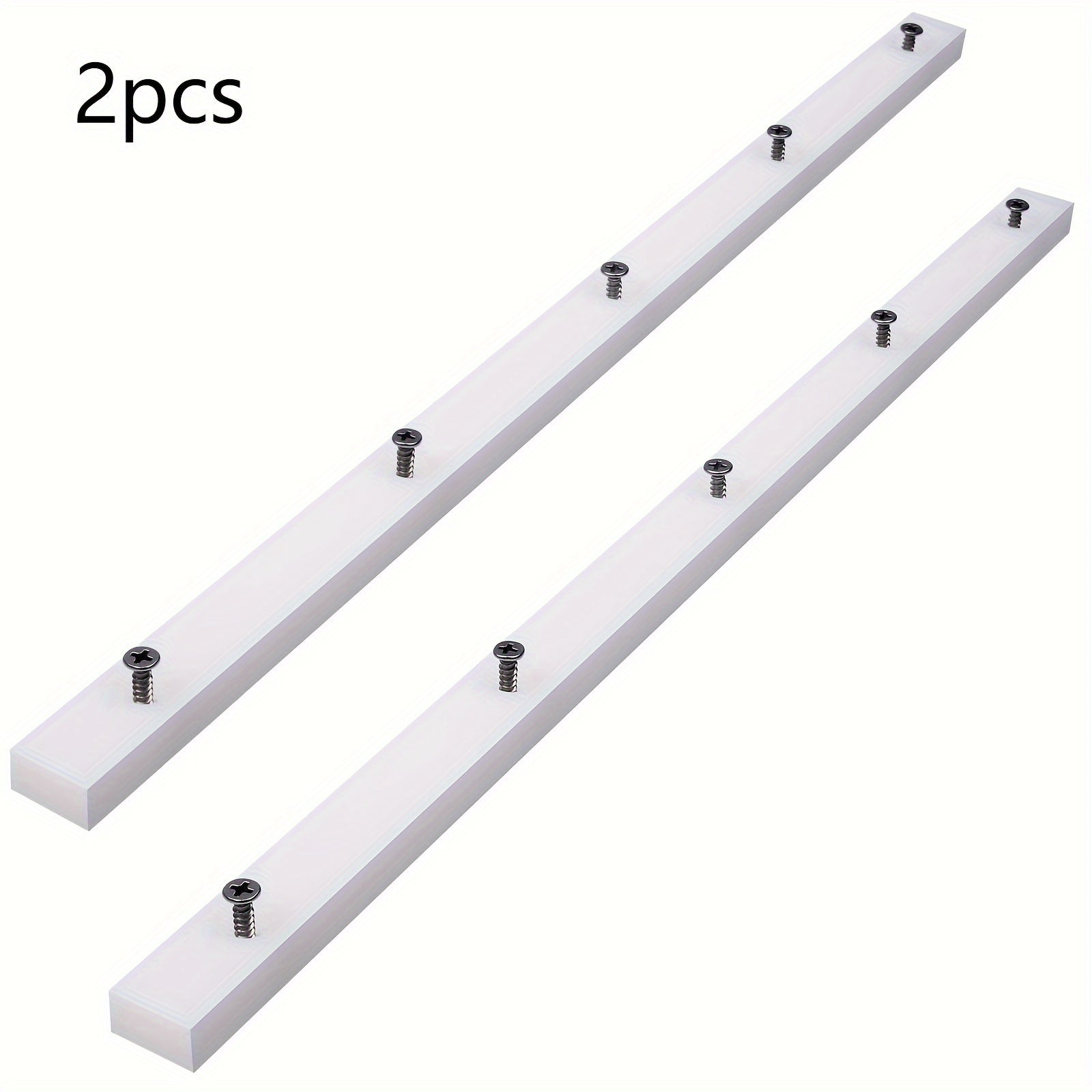 TEMU Sled For Table Saw, 3-4" X 2 1-2" X 17", Pre-drilled With 10 Screws, For Clamp Fixtures Or Miter Slots, Plastic, No Power Required, Home