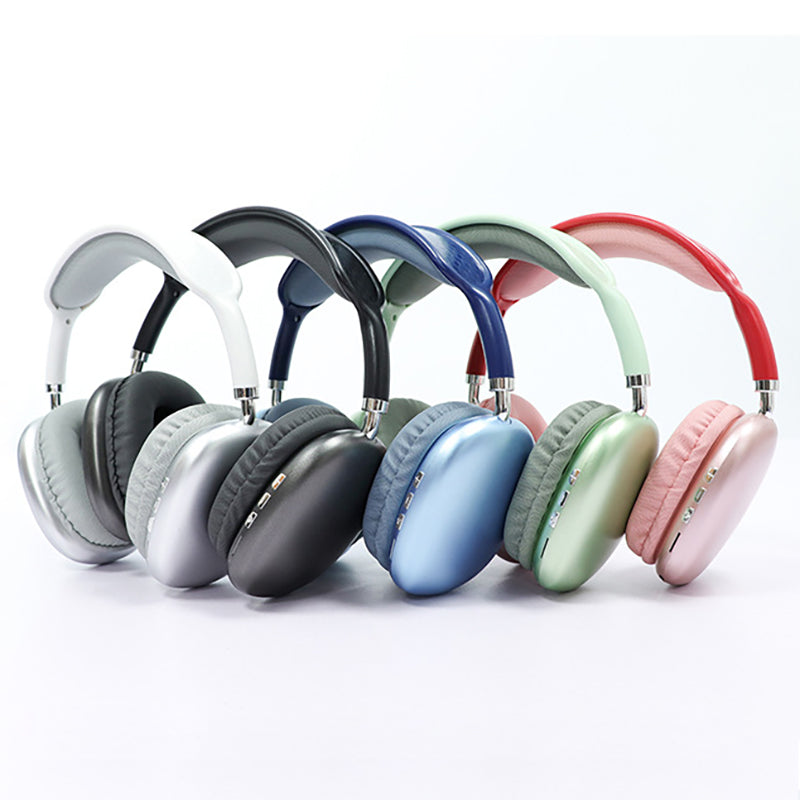 P9 Pro Max apple headphones earbuds Headsets Wireless Bluetooth Computer Gaming Over-Ear earphone Adjustable Noise Cancelling HiFi Stereo Sound for