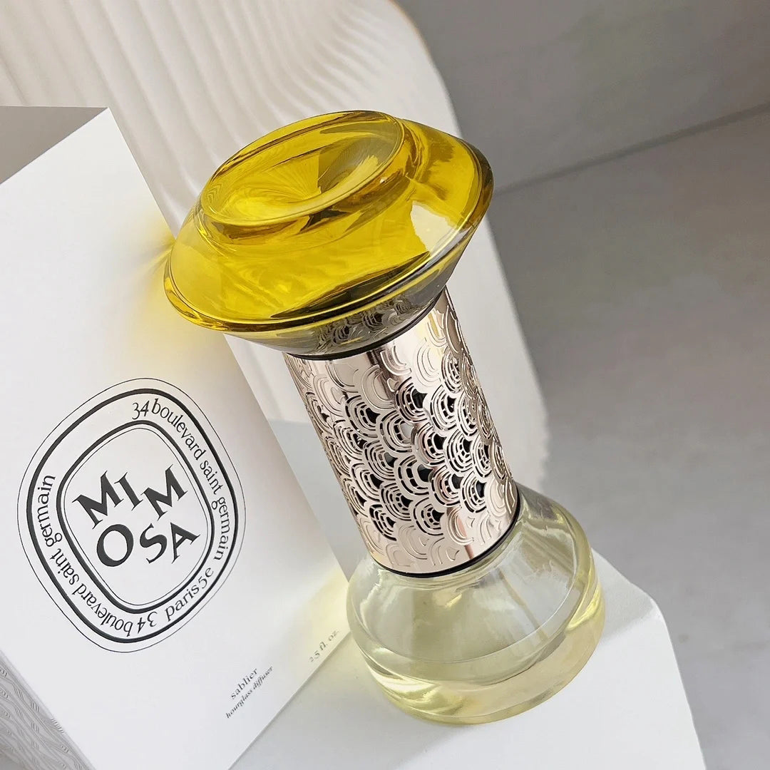 Hourglass Diffuser 75ml Fragrance Recharge Sablier Refill Perfume Baies 34 Mimosa Scent Long Lasting Smell Solid Parfum Incense 2.5fl.oz High Qualit