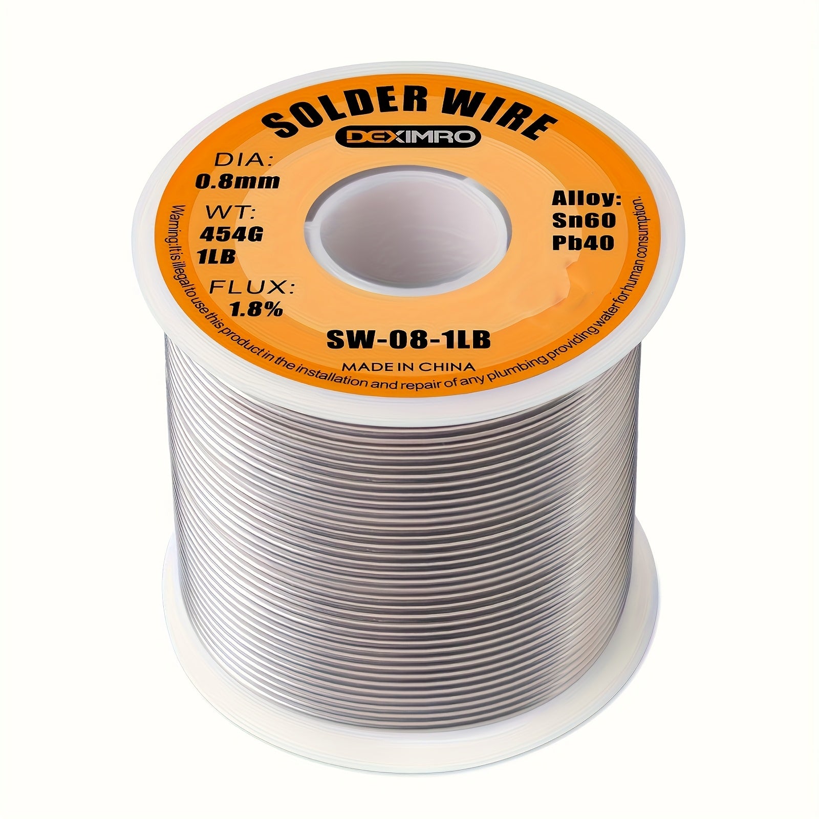 TEMU Tin Rosin Core Solder Wire For Electrical Soldering, Solder Wire Electrical Soldering(0.8mm-1.0mm-1.2mm)
