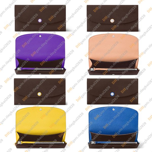 Ladies Fashion Casual Designer Luxury NEW EMILIE Wallet Key Pouch Coin Purse Credit Card Holder TOP Mirror Quality M82919 M82920 M82921 Busi