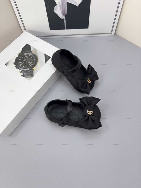Popular toddler shoes newborn baby shoes kids sneakers Box Packaging Size 21-28 designer Kids prewalker Bow trim infant walking shoes
