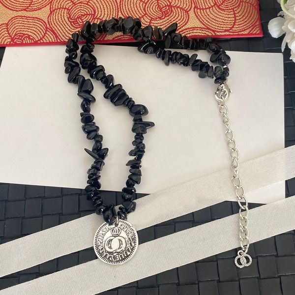 18K Gold Plated Brass Copper Necklace Fashion Women Designer Necklaces Choker Pendant Chain Crystal Imitation Pearl Wedding Jewelry