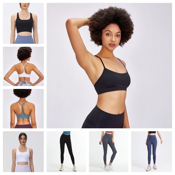 Designer lycra fabric Solid Color Women yoga pants High Waist Sports Gym Wear Leggings Elastic Fitness Lady Trousers jump Pilates close skin