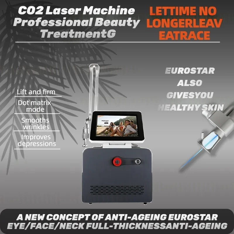 New CO2 Laser Machine for Skin Carbon Peel Professional Fractional Laser 4D Mini Stretch Mark Acne Treatment Device