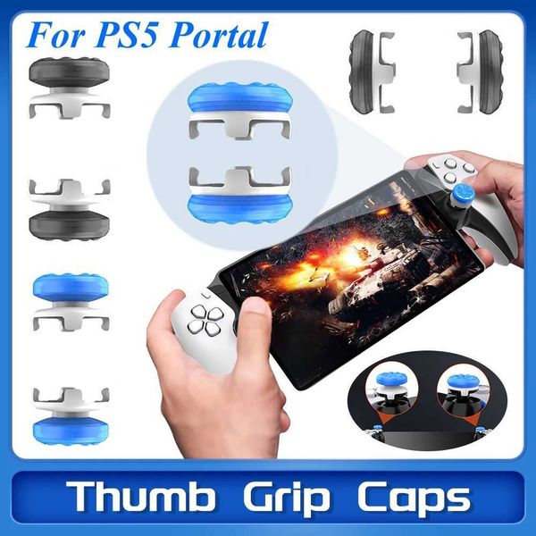 For PS5 Portal Remote Player Gaming Joystick extenders Enhanced thumb Grip Caps Kit Thumbsticks High-Rise Mid-RiseT250120