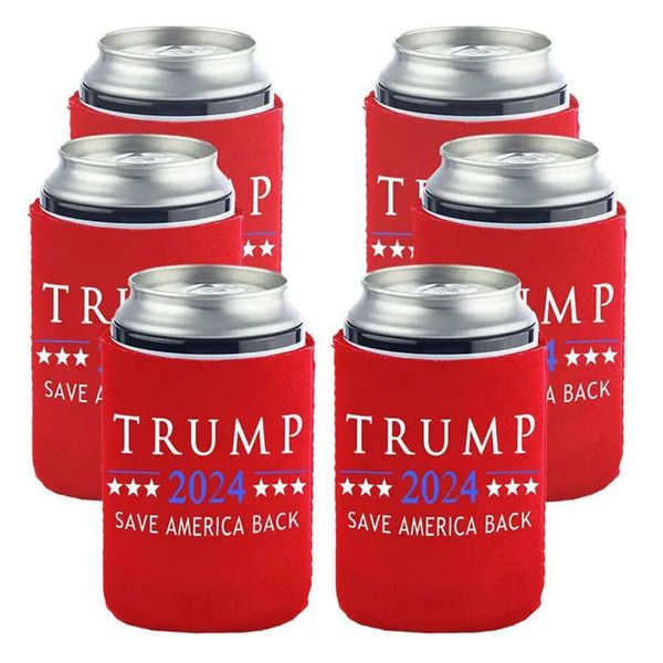 2024 TRUMP Cans Holder Party Decoration 12 Oz Neoprene 330Ml Beer Bottle Sleeve Fy8725 0531