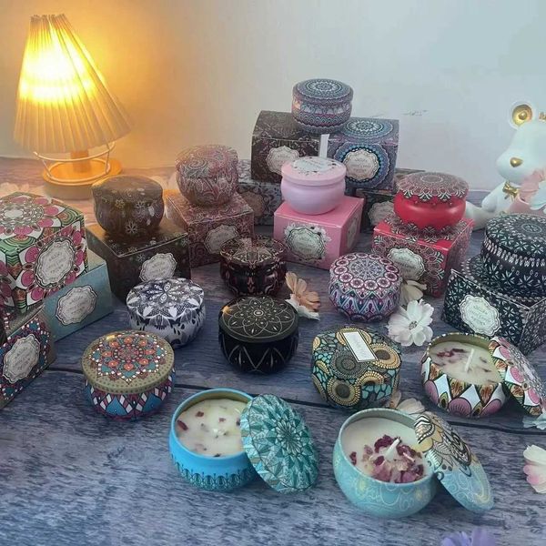 Aromatherapy Candles Bedroom Kitchen Bathroom Aromatherapy Helps Sleep Purifying Air Home Lavender Aromatherapy CandlesXJ241112