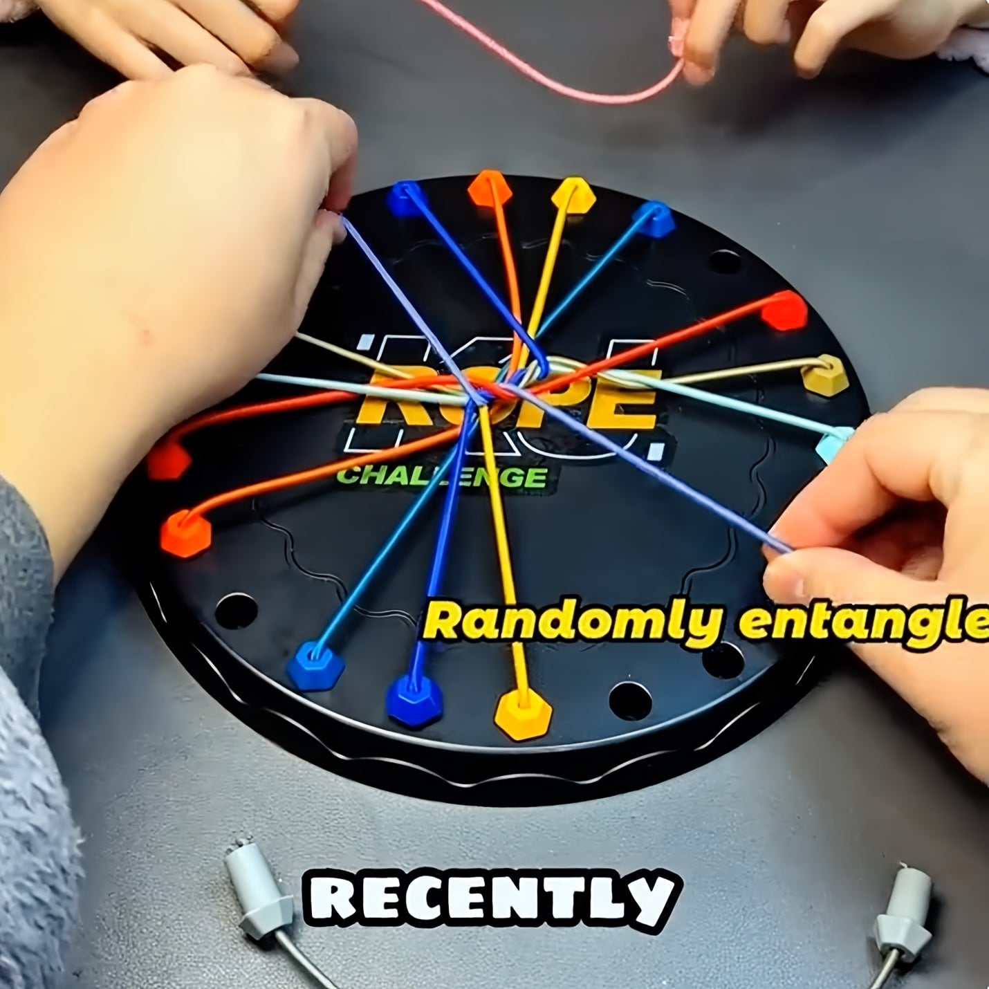 TEMU Knot Challenge Board Games: 2-player Competitive Puzzle, Parent-child Toy, Focus & Training Tool, Innovative Strategy Game For Kids, Gift For