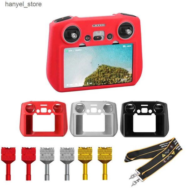 Drone Accessories Protection Cover Shock-resistant Anti Slip Silicone RC Remote Controller Screen Protector Drone Accessories for DJI Mini 3