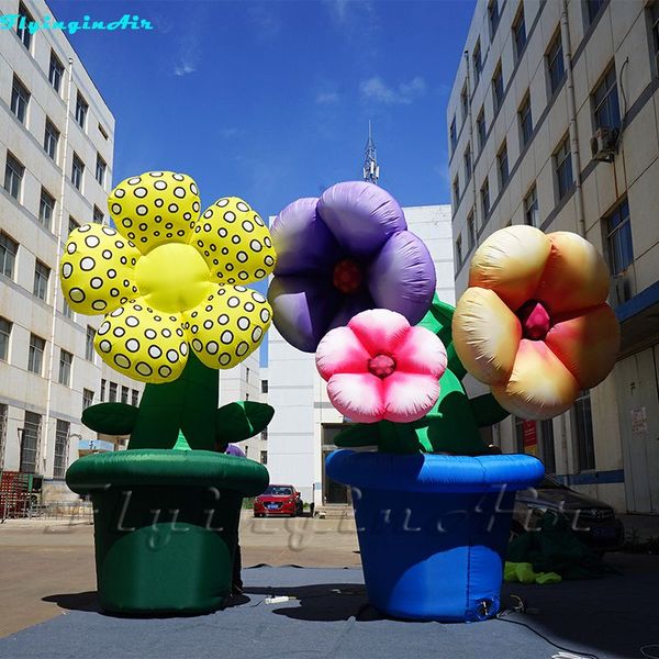 Large 3.5-meter Inflatable Sunflower Planter - Ideal for Outdoor Celebrations