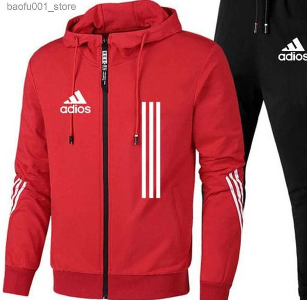Rousos masculinos Mens Inverno Autumn Zipper Roupos Novo tendência Casual Casual Jogger Tech FLCE Sportswear Capuz de calça feminino Designe