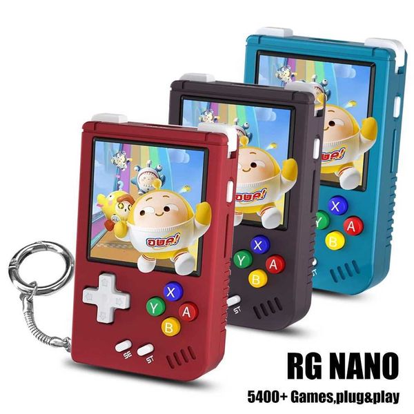ANBERNIC RG Nano Retro Handheld Game Console RGNano Portable Mini Aluminum Alloy 1.54 IPS Sn 64G 5400 Games Hi-fi SpeakerXJ250211