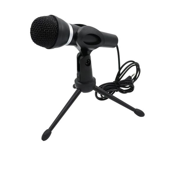 Cell Phone Handsets Microphone 3.5mm Home Stereo MIC Desktop Stand for PC YouTube Video Skype Chatting Gaming Podcast Recording microphone