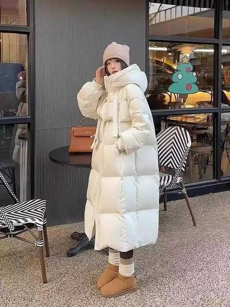 Winter Coat for Women Parkas Outerwears Womens Down Cotton Coats Oversized Loose Hooded Thick Warm Long Puffer JacketX241019