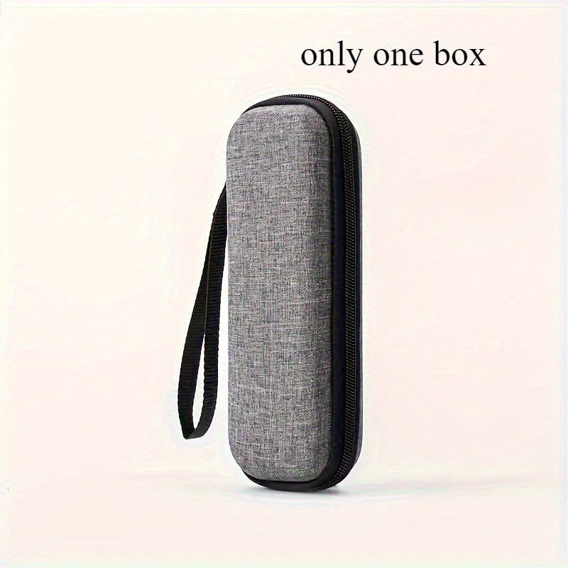 TEMU Forems Vintage Razor Travel Case - Eva Hard Shell Storage Bag For Shaving Kit, Durable & Protective, Perfect Companion For Men's , Razor Holder,