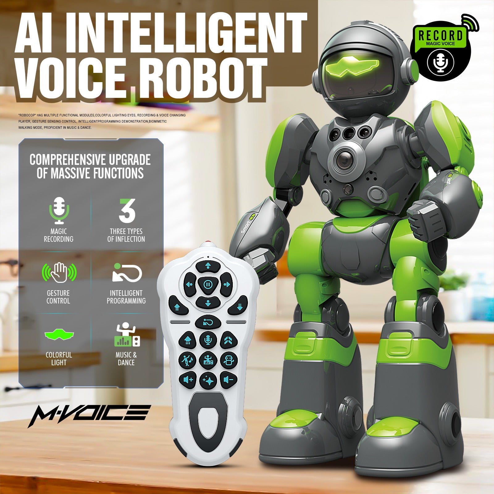 TEMU Remote Control Robot Toys Rc Robots Control Robot With Robo Led And Intelligent Warriors As Christmas Gift For Kids