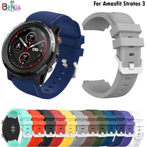 High Quality Wahband for Huami Amazfit Stratos 3 2 2S with Smart Wah Replacement Wah GT 2 46mm Wristband Accessories O241115