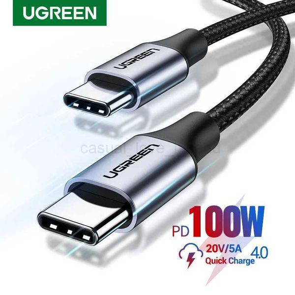 UGREEN 100W USB Type C To USB C Cable For Samsung Galaxy S24 For iPhone 15 Macbook PD Fast Charging Charger 5A Fast USB CCL240719