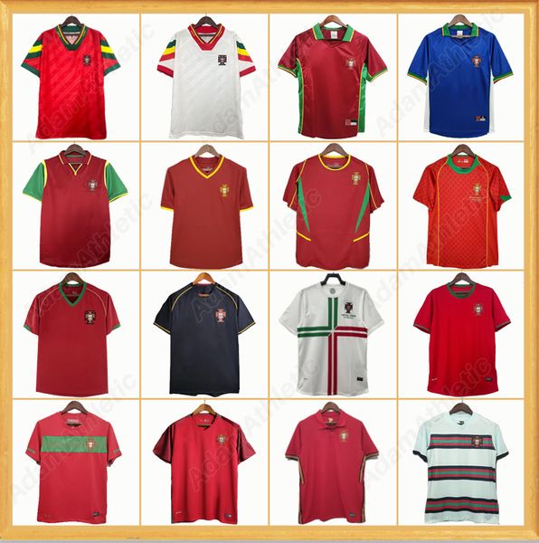 Portugal retro jerseys 2004 RONALDO FIGO Portugal vintage football shirts 16 17 RUI COSTA DECO classic jersey