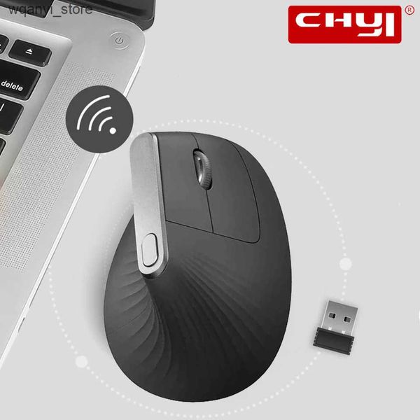 Mice Wireless Mouse Ergonomic Vertical 6 Buttons Gaming Mause RGB 1600 DPI Optical Mini USB Mice With For Laptop Deskop Mac Surface L240910