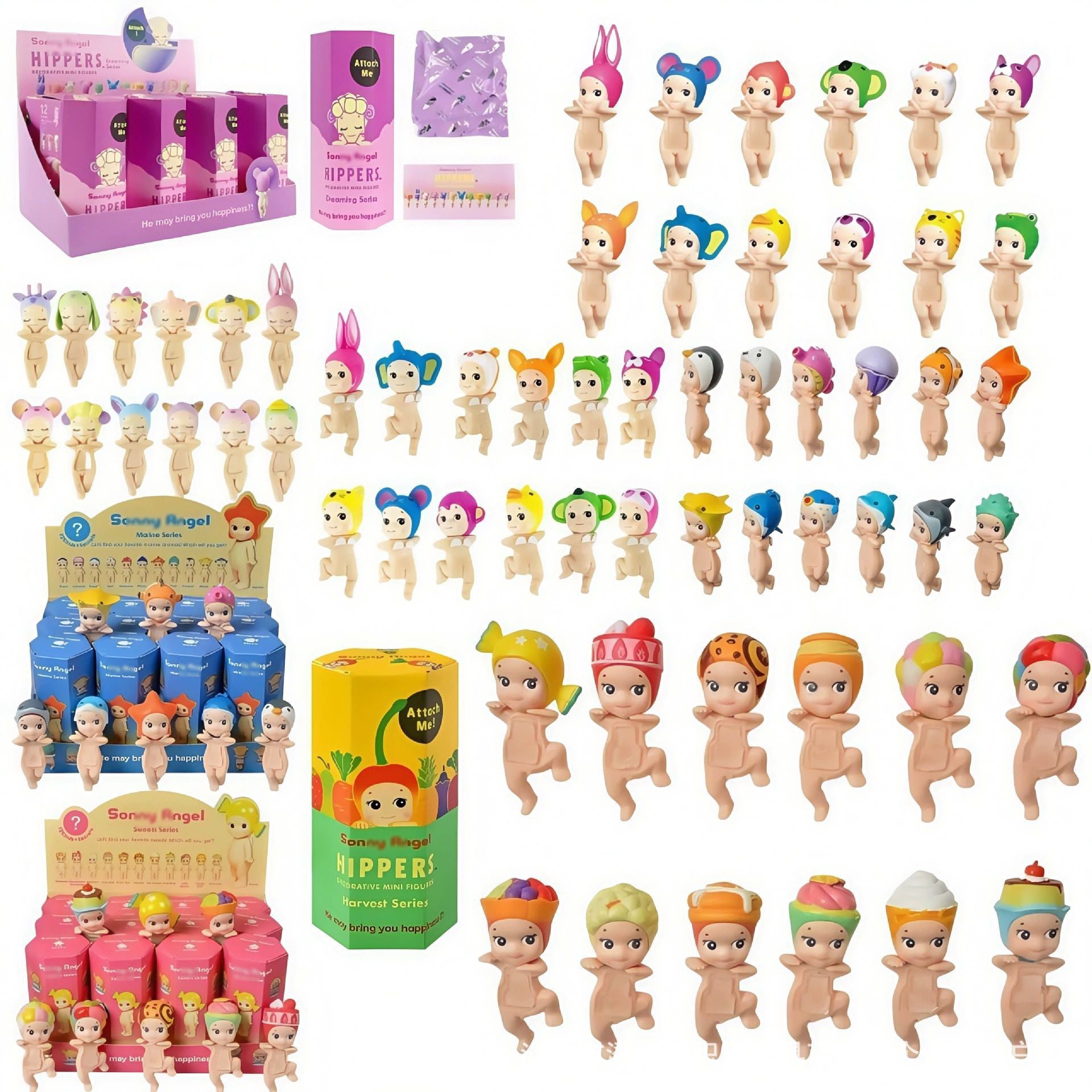 Angel Random End box Mystery Box Birthday Cake Halloween Christmas Collection Fashion Play Blind Box Decorative Model Kids Toy Gifts sonn y angel