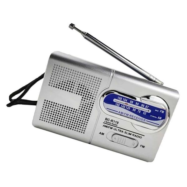 Ra AM-FM Speaker Receiver Small Pocket Practical Sensitive Battery-operated for Elder Receiving Equipments Wireless Ras Z241224