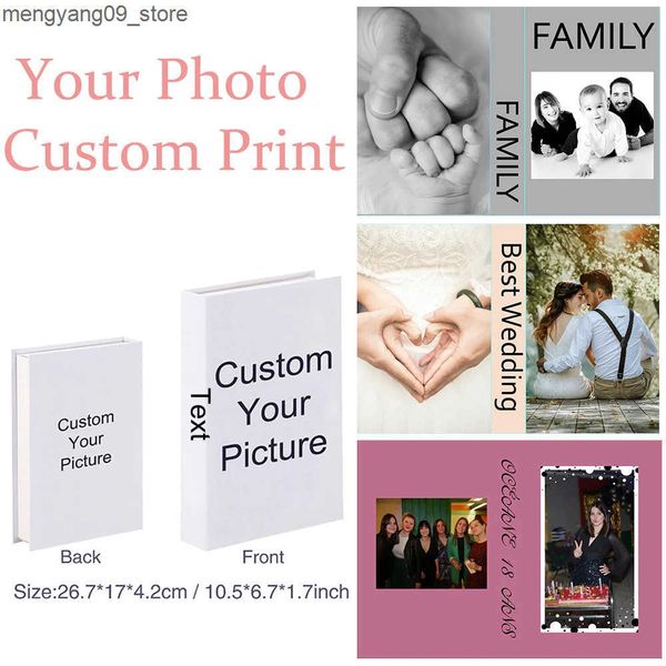 Other Home Decor DIY Customize Cover Fake Books Decoration Coffee Table Books Storage Box Ornaments Fake Books Gift J241204