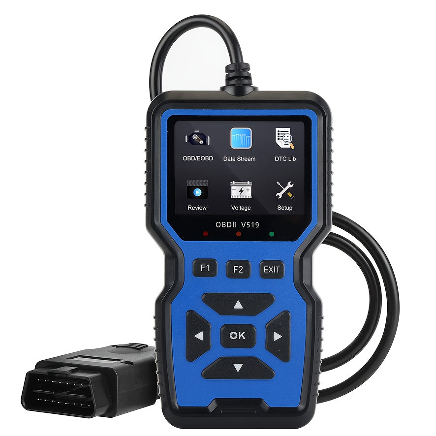 TEMU 2025 Latest Scanner Code Reader Car Engine Fault Diagnostic Tool, Read And Clear Error Codes For All 1996+ Obdii-eobd Vehicles Without Battery,