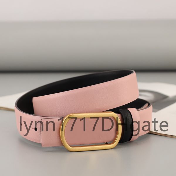 Luxury Designer Belt Top Quality Genuine Leather Belt The New Listing Luxe Fashion Gold Silver Buckle Width 3.0cm