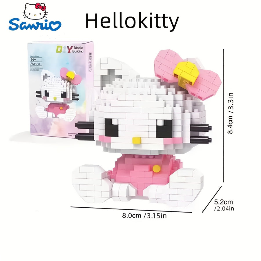 TEMU For Hello Kitty, For Kuromi, For Cinnamoroll, Mini Building Blocks Desktop Decorations, Halloween Party Favor, Durable Home Decor, Collectible