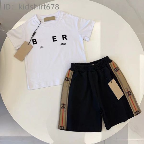 DHgate children&#039;s designer clothing baby two-piece set children&#039;s sportswear 100% cotton comfortable and breathable fashion girl b