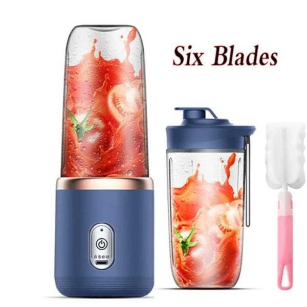 Portable 400ml Mini Electric Juicer USB Charging Lemon Orange Juice Cup smoothie mixer for kitchen applications M240828