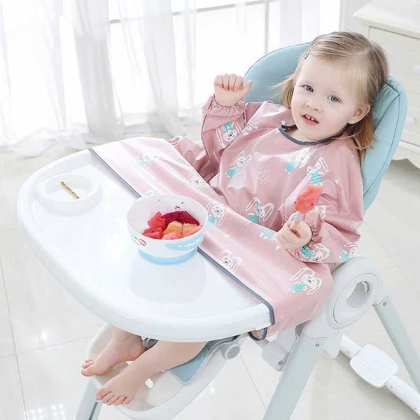 Dining Chairs Seats Waterproof Saliva towel Burp apron food feeding high chair bib work clothes with tabletop cloth cover baby dining chair