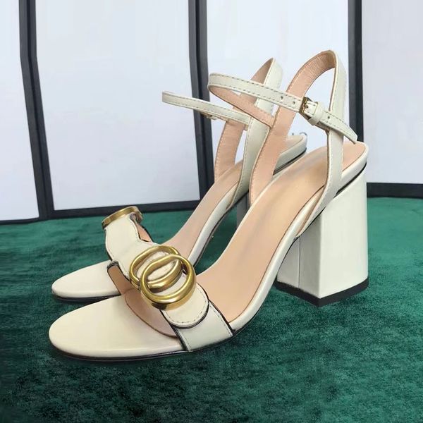 Summer women sandals fashionable leather outdoor high heels casual and beautiful open toe designer wedding shoes