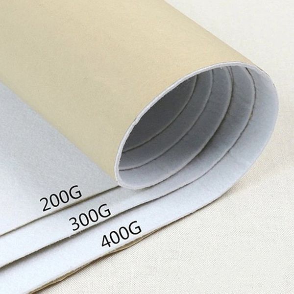 180g-280g-380g Self-Adhesive Interfacing Fabric For Sewing Clothing Hat Shaped Interlayer Material Handmade Bag Lining 45x50cm