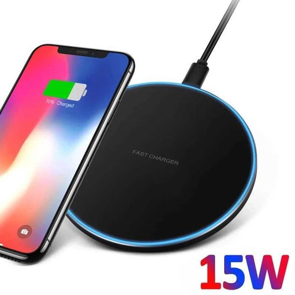 15W wireless charging pad suitable for iPhone 15 14 12 Pro XR XS Max induction fast wireless charging station Y241118