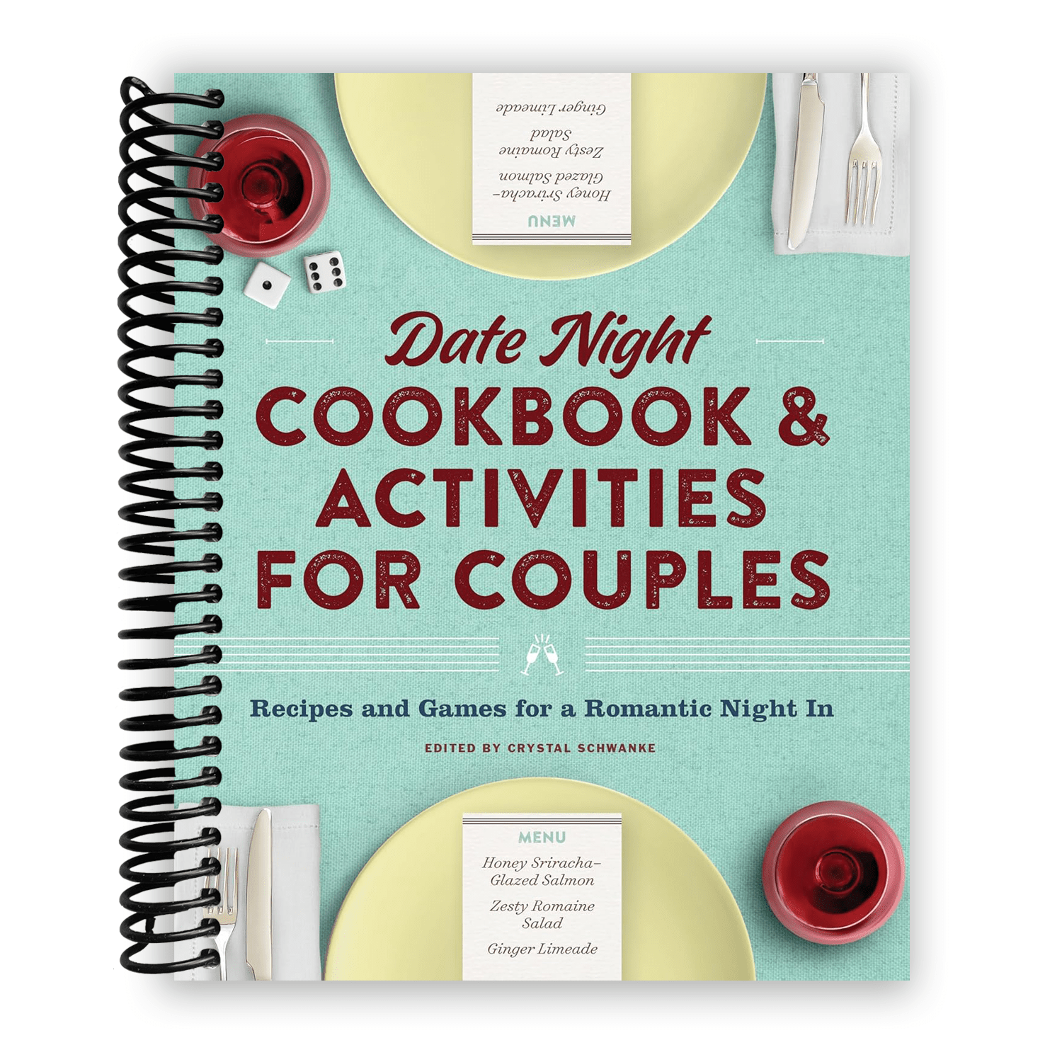 TEMU Date Night Cookbook And Activities For Couples: Recipes And Games For A Romantic Night In (spiral Bound)