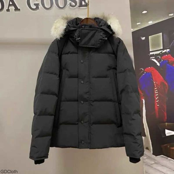 Down Jacket Canada Coats Real Coyote Fur Designer Homme Puffer Outdoor Windbreaker Jassen Outerwear Coat Hooded Manteau Hiver Parka Doudoune