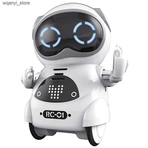 Electronics Robots Mini intelligent robot toy childrens robot can speak interact dialogue recognize speech record singing and dancing and te