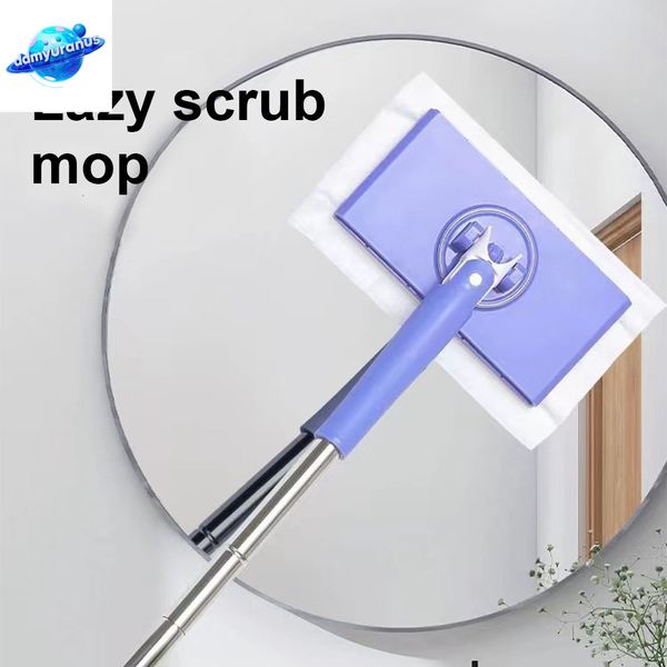 ddmyuranus Hands-Free For window Floor 360°Rotation Dust Remover Automatic Paper Towel Mop Household Cleaning Tool