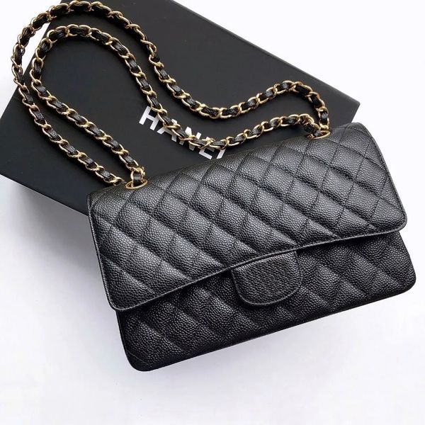 Retro Mirror Quality Designer Bag Crobody Houlder Woman Real Leather Expenive High Quality Chain Lattice FahionWaist Bag Cross Fashion Shoul