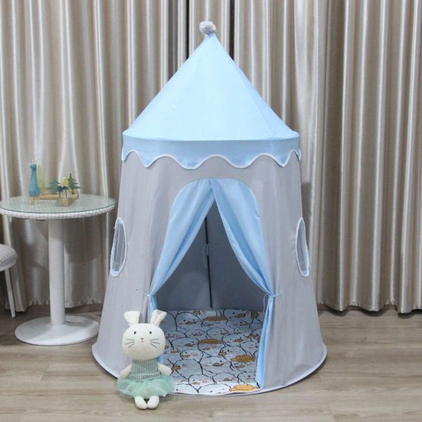 Kids Indoor Outdoor Game Garden Tipi Princess Castle Folding Cubby Toys Tent Baby Room House Teepee Toy Gifts