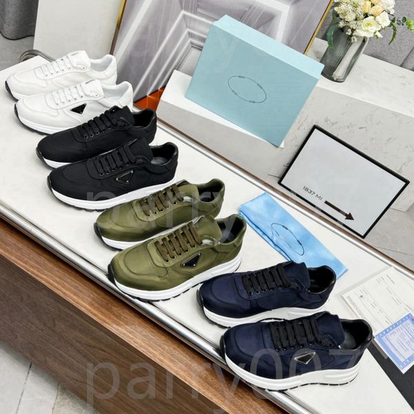 Woman Luxury trainers Designer Men shoe man Women fabric Loafers Suede sneakers Triangle America Cup shoes Dress Shoes Summer Walk Charms Su